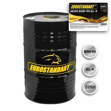 Масло трансмиссионное Eurostandart GEAR 80W-90 GL-4 209L 58822 фото